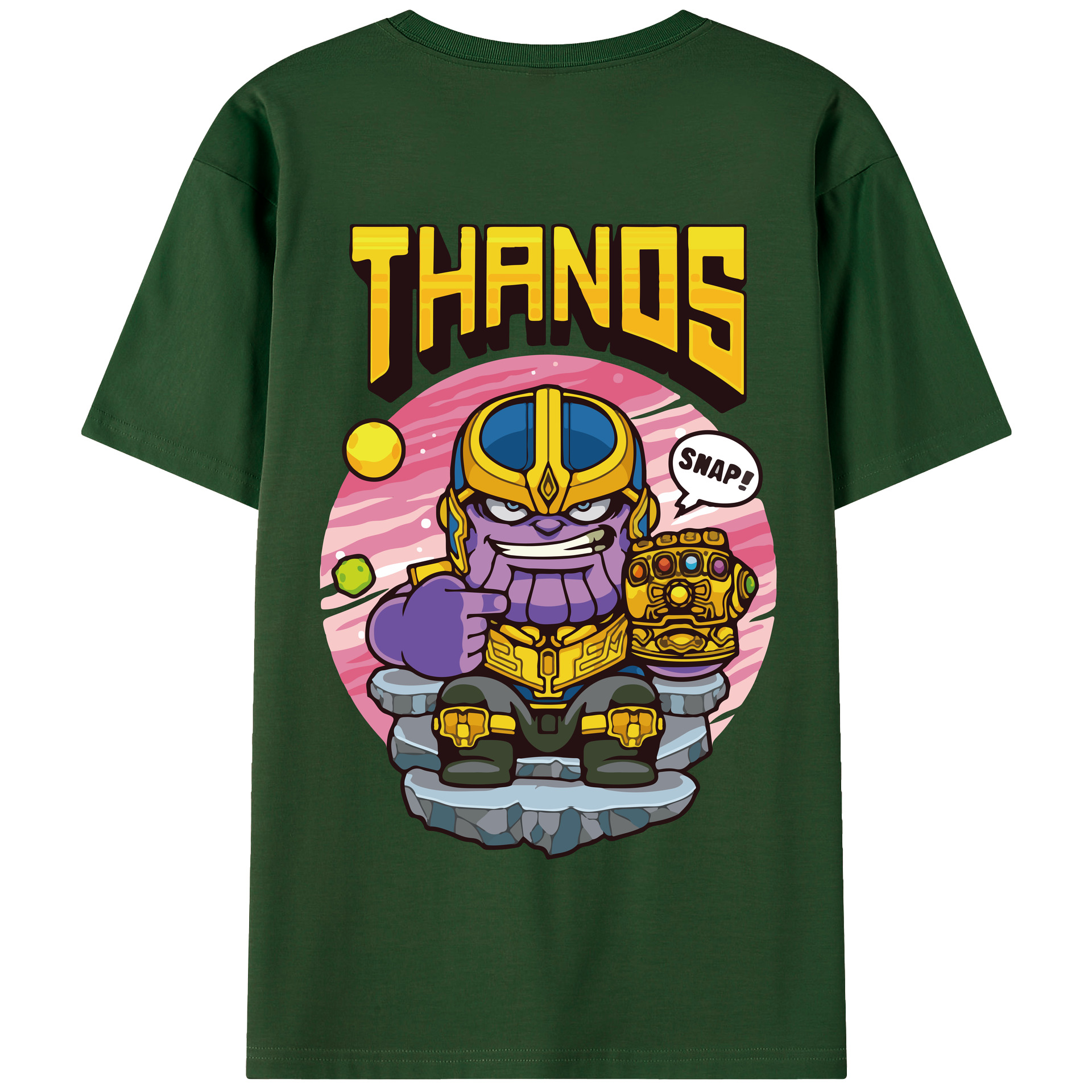 （画像用） アベンジャーズ The Avengers 綿100％半袖Tシャツ（背面プリント）